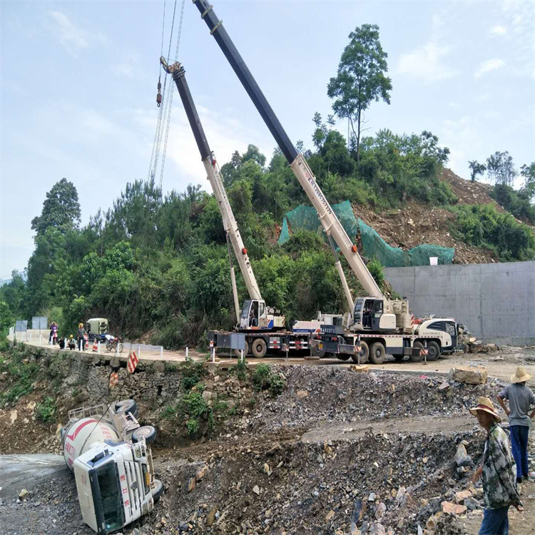 平凉平凉24小时应急道路救援吊装吊装现场实拍